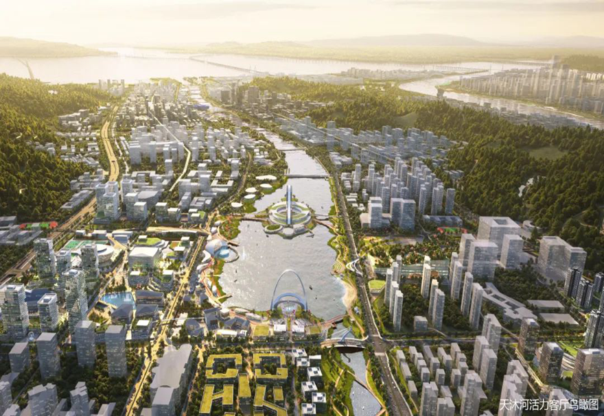 2021年12月，橫琴粵澳深度合作區(qū)面向全球征集城市設計方案，旨在塑造“琴澳一體”的活力都市形象，深入推進“產(chǎn)、城、人、文”融合發(fā)展，充分挖掘空間發(fā)展?jié)摿ΑD為城市設計方案參賽作品。