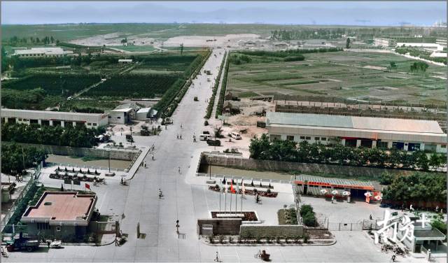 1984年，汕頭迎賓路，兩旁是大片農(nóng)田。