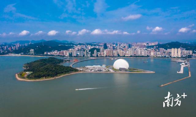 俯瞰珠海。南方+記者 錢文攀攝