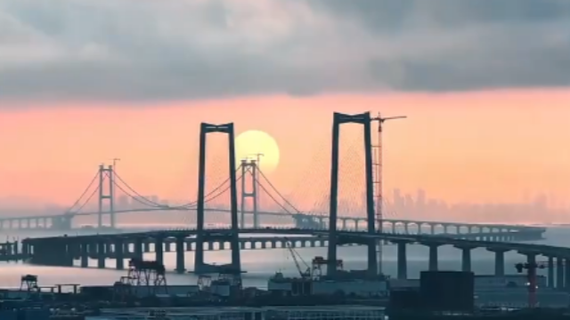 深中通道海底隧道沉管合龍在即，30秒看新全貌