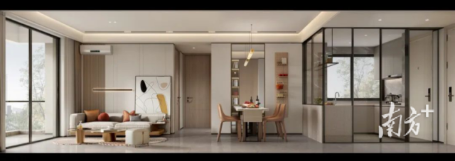 松山湖科學城國際人才社區戶型為兩房兩廳一衛/三房兩廳兩衛。圖源自“創新松山湖”微信公眾號