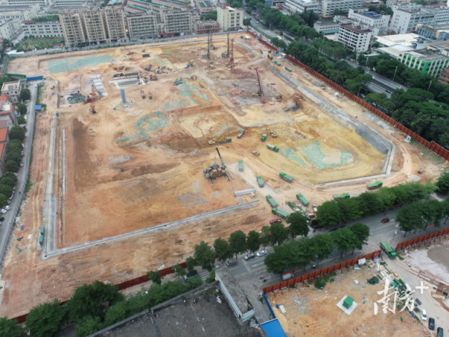 東城桑園社區第三工業區城市更新項目現場。受訪者供圖