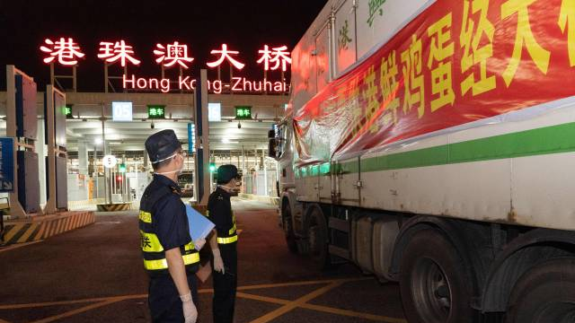 上半年經港珠澳大橋供港農產品同比增逾五成