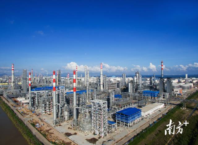 惠州大亞灣石化區。南方+記者 王昌輝攝