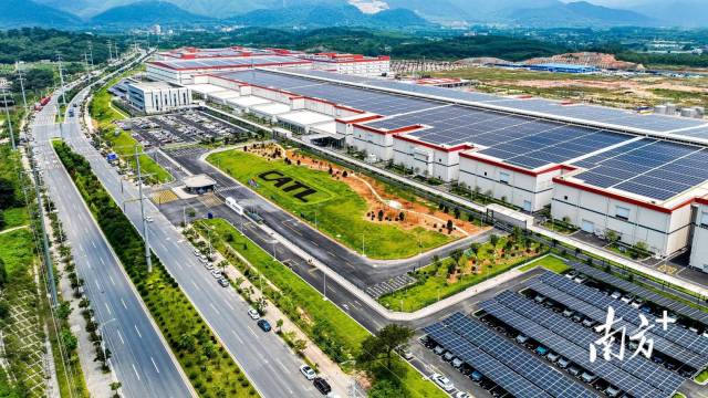 寧德時代肇慶項目航拍圖。王振宇 攝