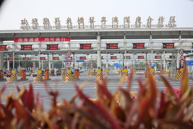 橫琴大橋“二線”通道。&nbsp;