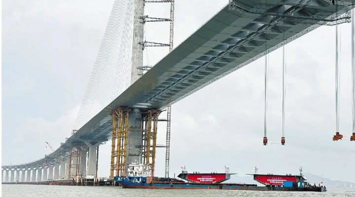黃茅海大橋即將合龍