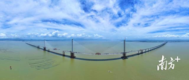 黃茅海大橋。 南方+記者 楊興樂 攝