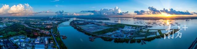 獅子洋通道全線航拍。