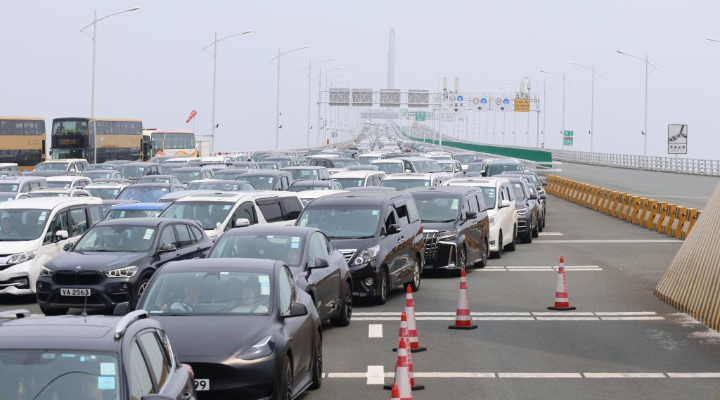 大灣區融合新里程碑！“港車北上”突破100萬輛次