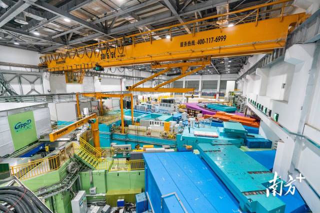 中國散裂中子源靶站大廳。