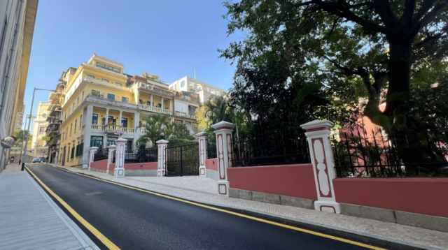 澳門卑第巷。 董益華 攝