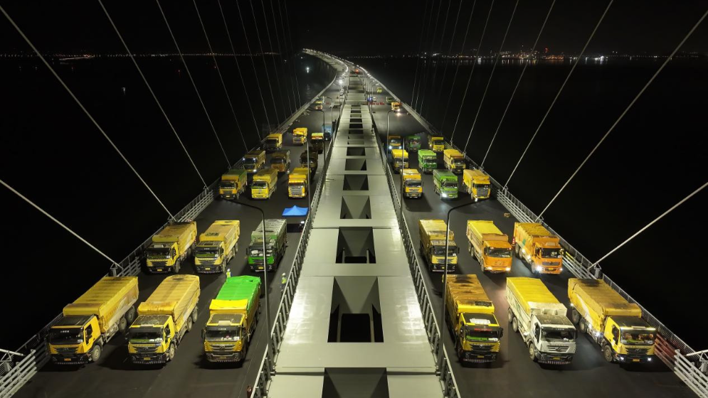 黃茅海跨海通道項(xiàng)目順利完成荷載試驗(yàn)