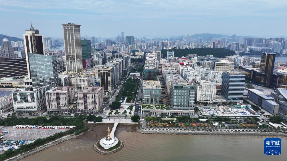 這是11月23日拍攝的澳門一景（無人機照片）。