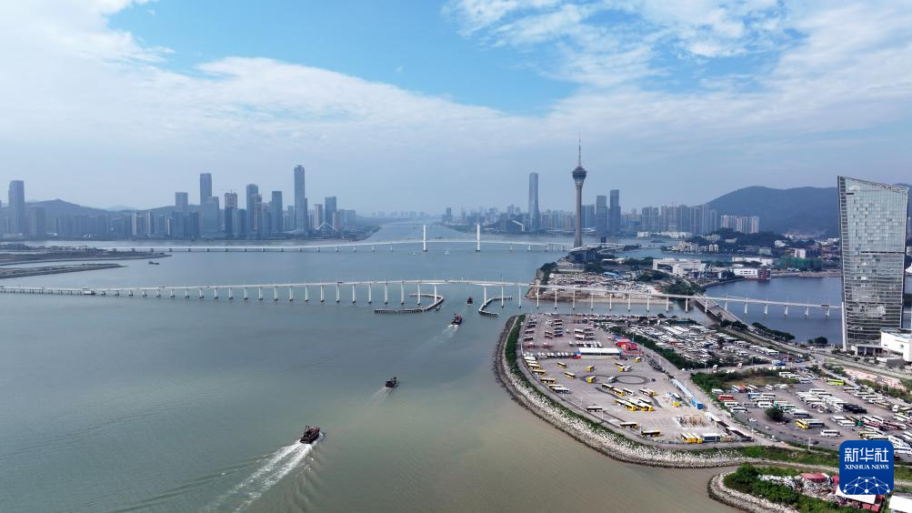 這是11月23日拍攝的澳門一景（無人機照片）。