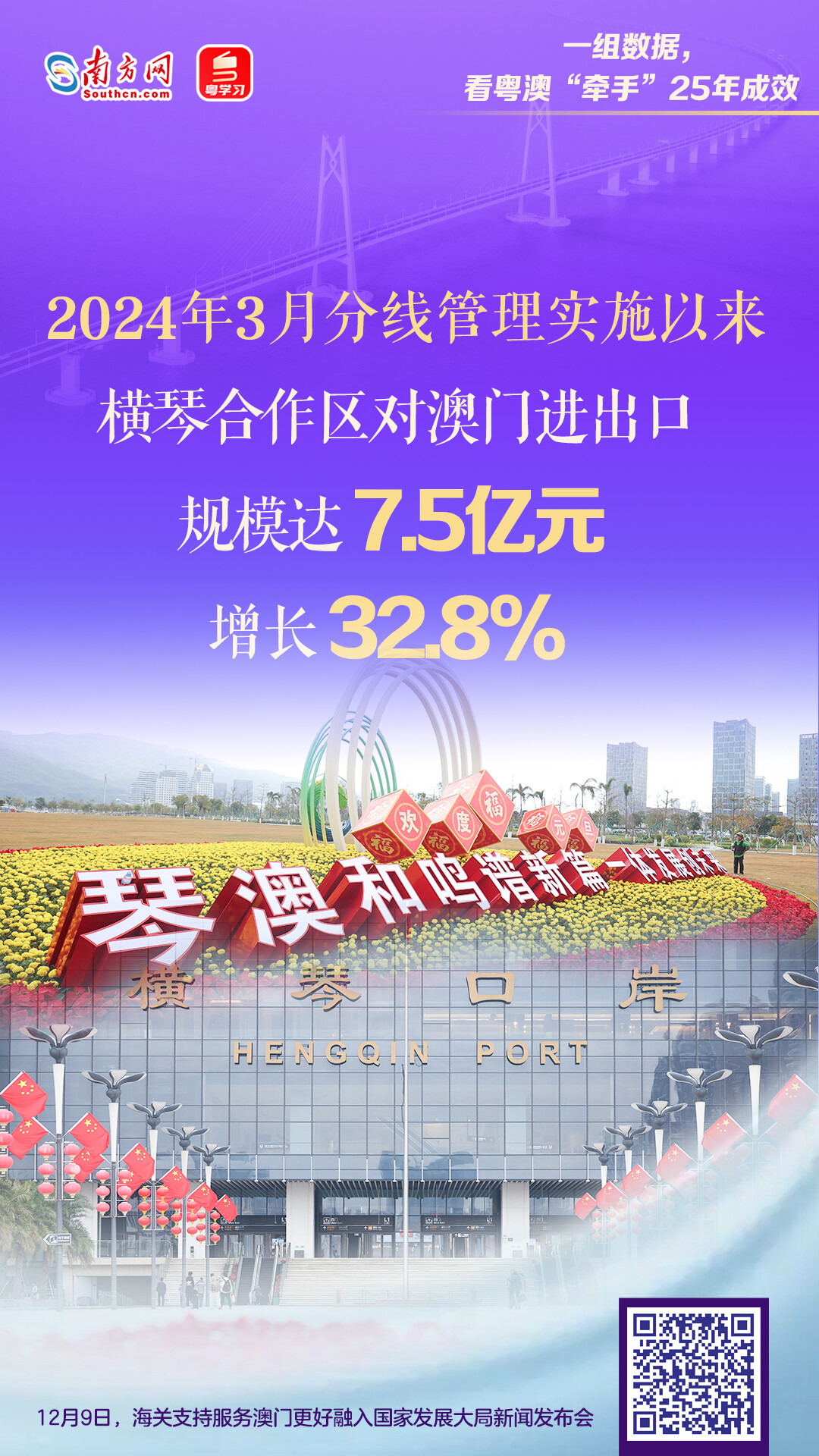 一組數據，看粵澳“牽手”25年成效