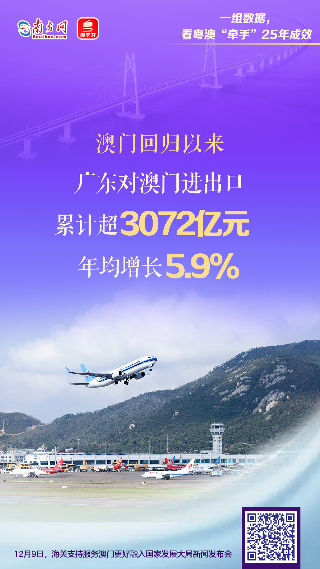 一組數據，看粵澳“牽手”25年成效