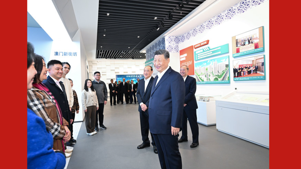 習近平考察橫琴粵澳深度合作區