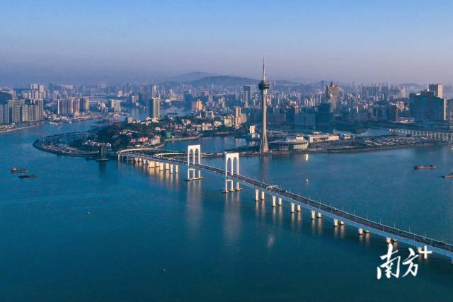 澳門全景俯瞰。南方+記者 錢文攀 攝
