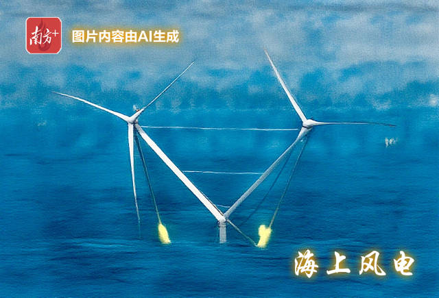 全球單體容量最大的漂浮式風電平臺“明陽天成號”正式投運。