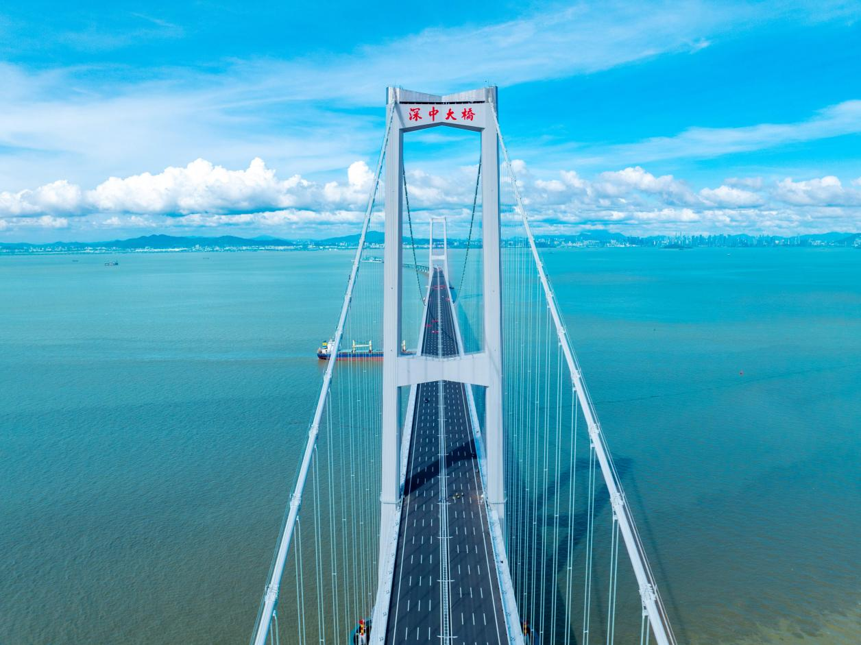 陳炳耀參與建設的深中大橋