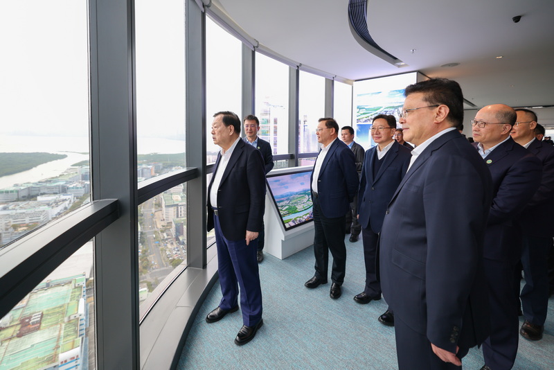 夏寶龍調(diào)研河套深港科技創(chuàng)新合作區(qū)展示交流中心