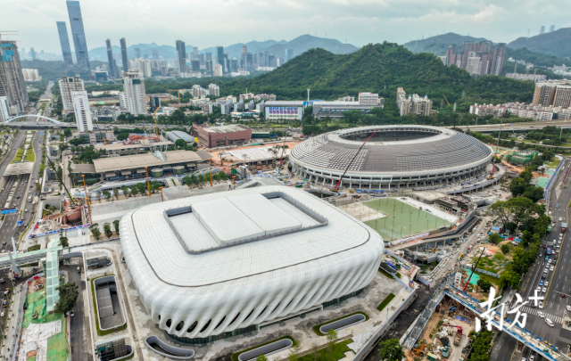 迎接“十五運”，深圳多個文體場館升級“新皮膚”。南方+記者 朱洪波 攝