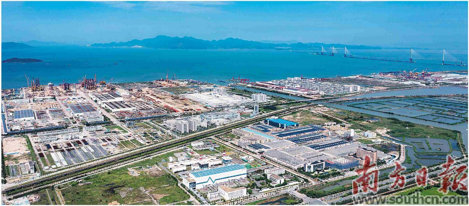 珠海經開區以全市4%的土地，實現約1/4的規上工業總產值。關銘榮 攝