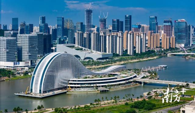 俯瞰橫琴粵澳深度合作區。