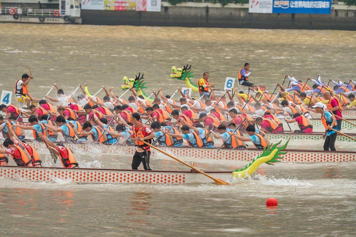 龍舟比賽。圖源金羊網