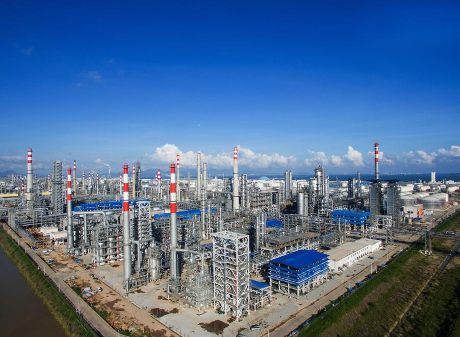 惠州大亞灣石化區(qū)。圖片來(lái)源：南方日?qǐng)?bào)