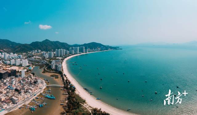 風景秀麗的巽寮灣。南方日報記者 王昌輝攝