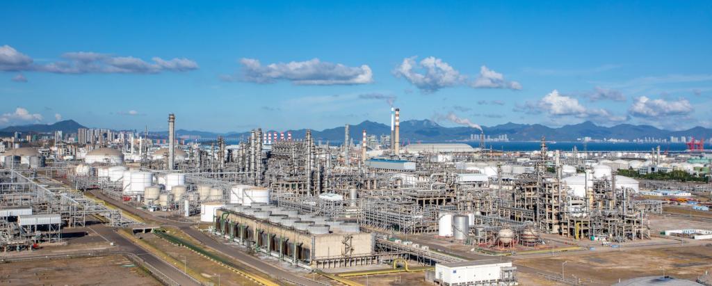 這是惠州大亞灣石化園區(qū)。（受訪者供圖）