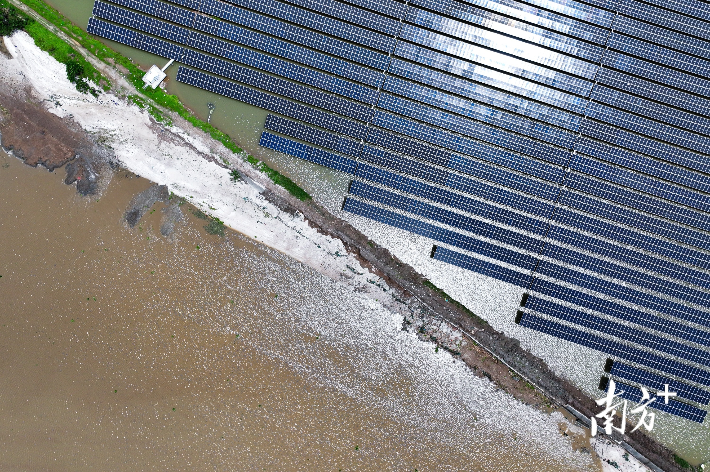 粵港澳大灣區單體連片規模最大的漁光互補一體化項目