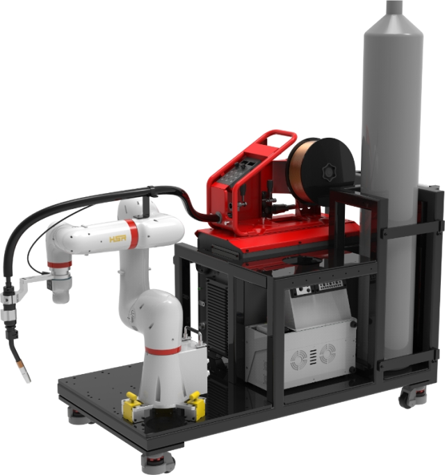 便攜式船舶焊接協作機器人。 受訪者供圖