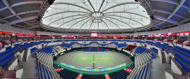 橫琴國際網球中心—中心球場。