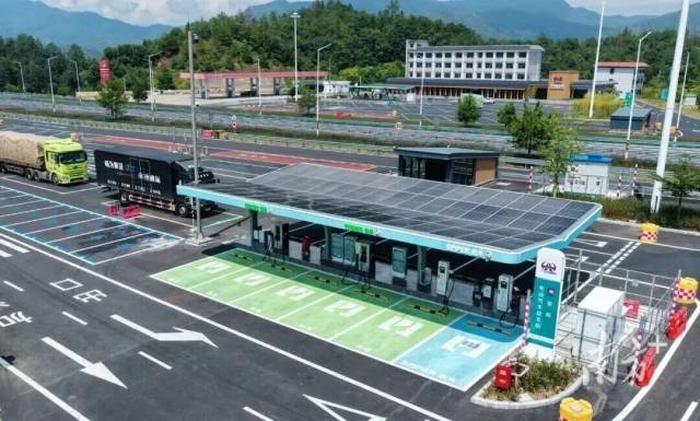 改造后的茶陽充電站。