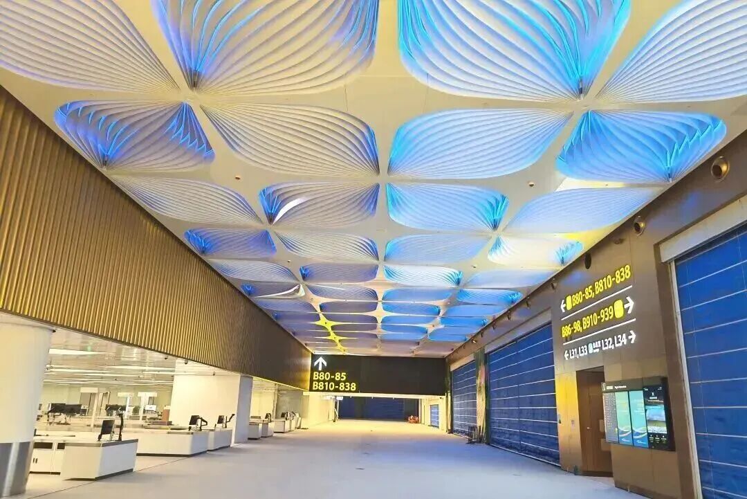 屋頂是綻放的花朵。