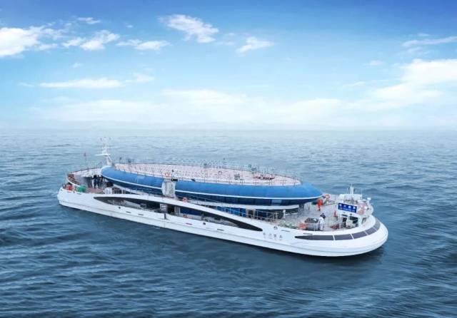 “珠江翡翠號(hào)”純電動(dòng)豪華游船。圖片由億緯鋰能提供