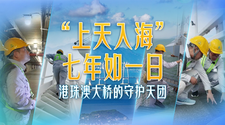 “上天入海”七年如一日——港珠澳大橋的守護天團