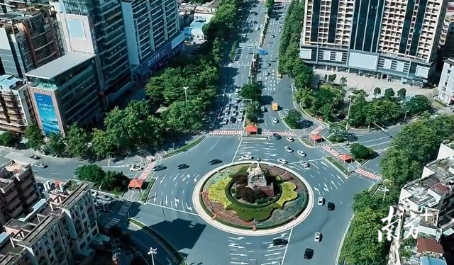 新會城區。視頻截圖 