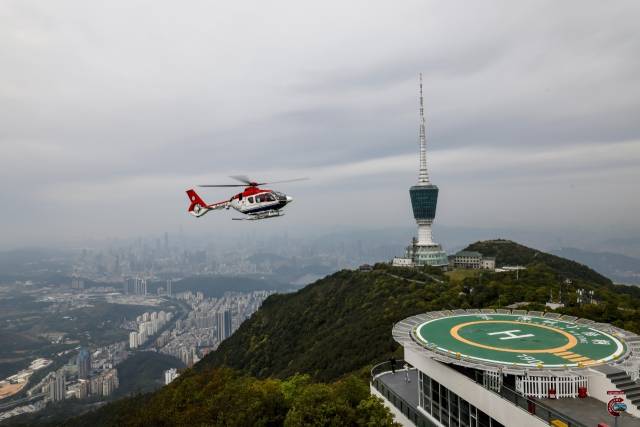 梧桐山景區(qū)至北側(cè)的低空飛行線路