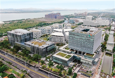 橫琴粵澳合作中醫藥科技產業園。新華社記者 鄧華攝