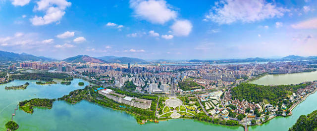 肇慶城區全景圖。謝有錦 攝