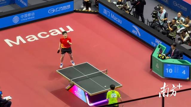 澳門賽區乒乓球比賽吸引不少觀眾。 受訪者 供圖
