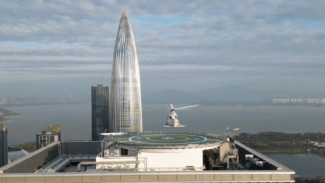 圖為大灣區低空出行。