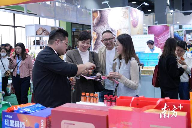 “入灣出海 共創(chuàng)‘食’機”——粵港澳農(nóng)產(chǎn)品及食品產(chǎn)業(yè)招商推介交流活動現(xiàn)場