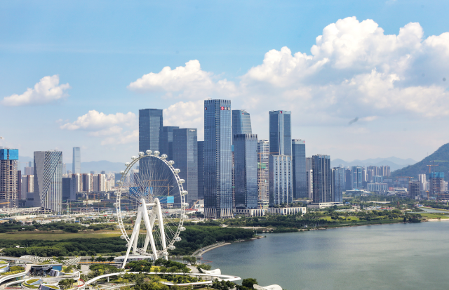圖為深圳前海景觀