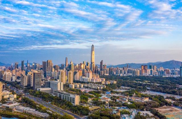 圖為深圳景觀