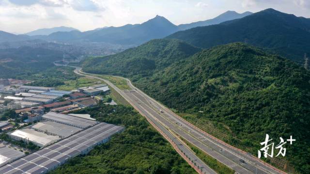 惠州持續(xù)打通深惠“斷頭路”，不斷提升通行效率。圖為深莞惠紅色干線(xiàn)。 南方+ 梁維春 拍攝